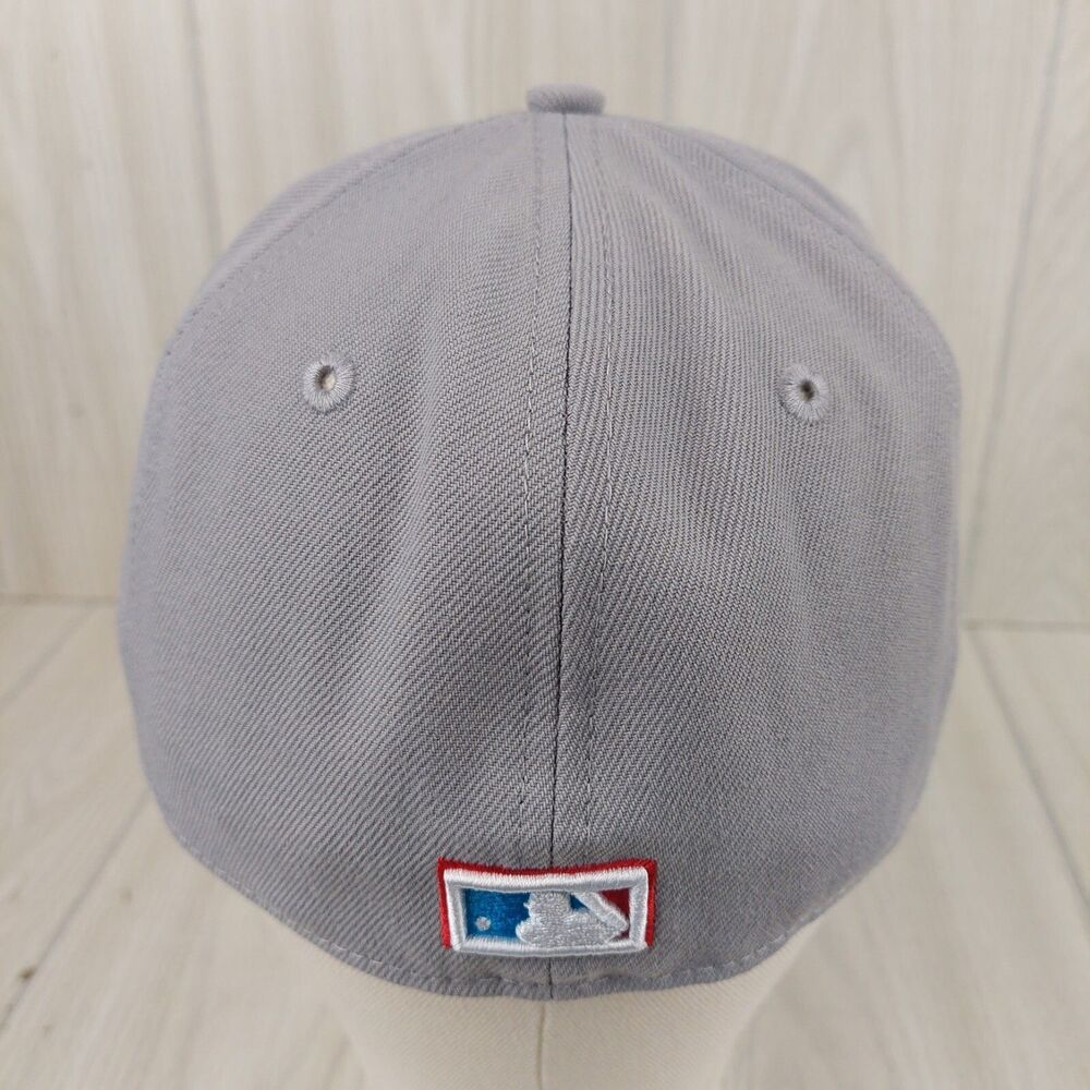 New‎ York Yankees Hat Cap Size 7 New Era 59Fifty Gray Cooperstown Collection MLB - Picture 3 of 10
